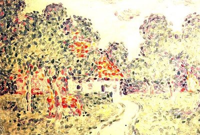 The Little Farm 作： Charles Angrand