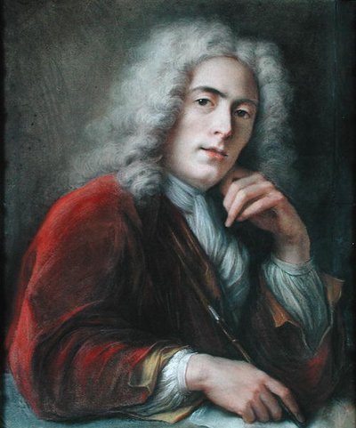 アーティストの肖像 作： Charles Antoine Coypel