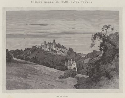 英語の家、アルトンタワー、古城 作： Charles Auguste Loye