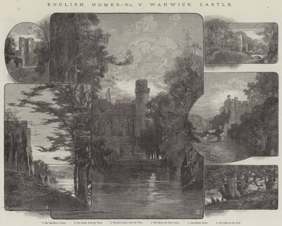 英語の家、ウォリック城 作： Charles Auguste Loye