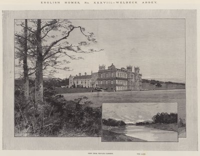 英語の家、ウェルベック修道院 作： Charles Auguste Loye