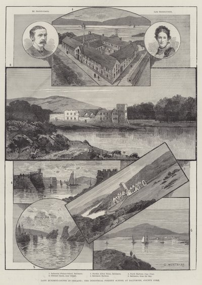 コーク州ボルチモアの産業漁業学校、アイルランドのレディバーデットクーツ 作： Charles Auguste Loye