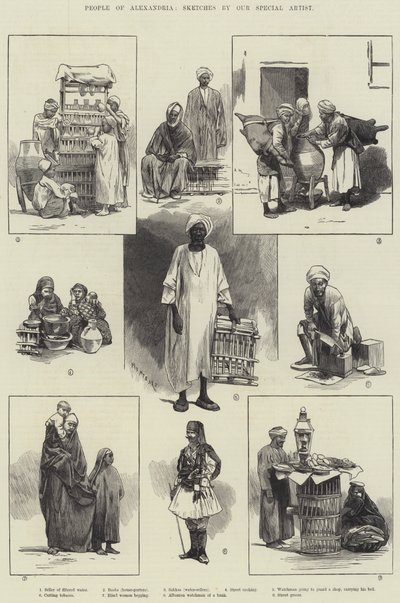 アレクサンドリアの人々 作： Charles Auguste Loye