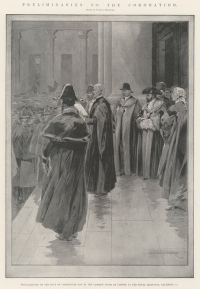 戴冠式の準備 作： Charles Auguste Loye