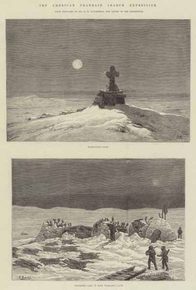 アメリカのフランクリン探検隊 作： Charles Auguste Loye