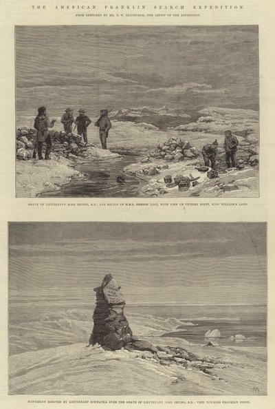 アメリカのフランクリン探検隊 作： Charles Auguste Loye