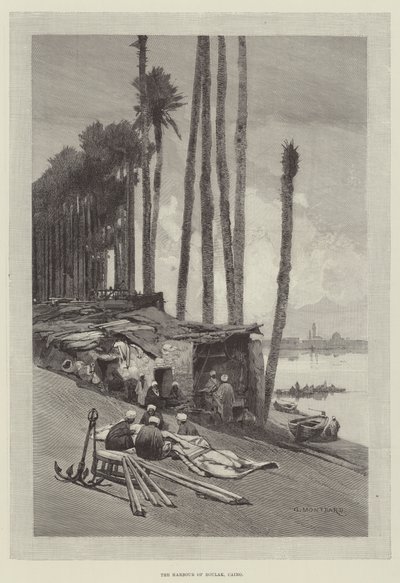 カイロのボラック港 作： Charles Auguste Loye