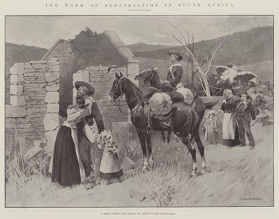 南アフリカでの本国送還の仕事 作： Charles Auguste Loye
