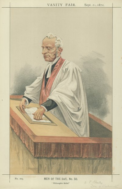 ウェストミンスターの学部長、アーサー・ペンリン・スタンレー非常に牧師 作： Charles Auguste Loye