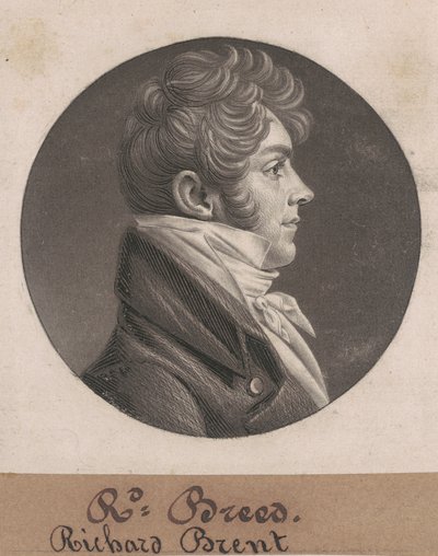 リチャード・ブレント 作： Charles B.J. Févret de Saint Mémin