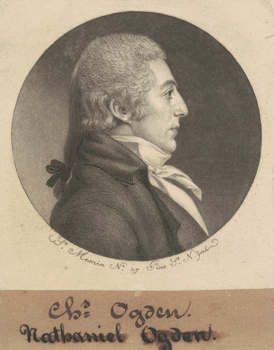エイブラハム・オグデン・ジュニア 作： Charles B. J. Févret de Saint Mémin