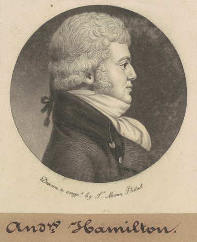 アンドリュー・ハミルトン 作： Charles B. J. Févret de Saint Mémin
