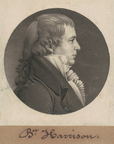 ベンジャミン・ハリソン 作： Charles B. J. Févret de Saint Mémin