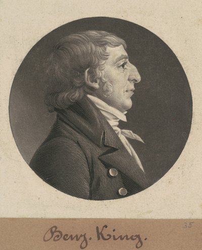ベンジャミン・キング 作： Charles B. J. Févret de Saint Mémin