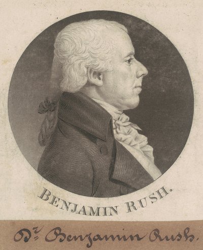 ベンジャミン・ラッシュ 作： Charles B. J. Févret de Saint Mémin