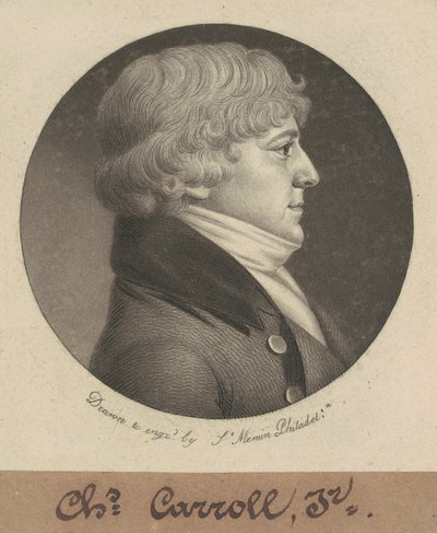 チャールズ・キャロル・ジュニア 作： Charles B. J. Févret de Saint Mémin