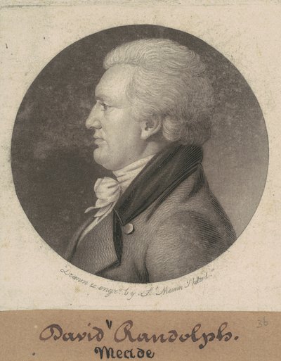 デビッド・ミード・ランドルフ 作： Charles B. J. Févret de Saint Mémin