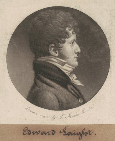 エドワード・ライト 作： Charles B. J. Févret de Saint Mémin