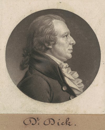 エリシャ・カレン・ディック 作： Charles B. J. Févret de Saint Mémin