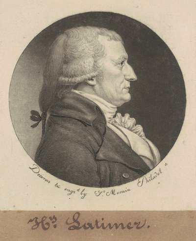 ヘンリー・ラティマー 作： Charles B. J. Févret de Saint Mémin