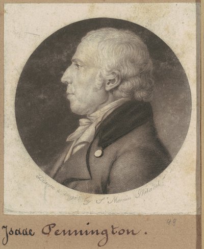 アイザック・ペニントン 作： Charles B. J. Févret de Saint Mémin