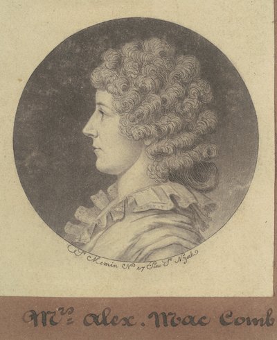 ジャネット・マーシャル・マコーム 作： Charles B. J. Févret de Saint Mémin