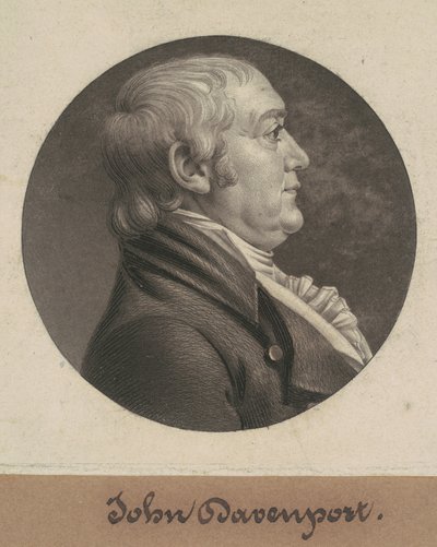 ジョン・ダベンポート 作： Charles B. J. Févret de Saint Mémin