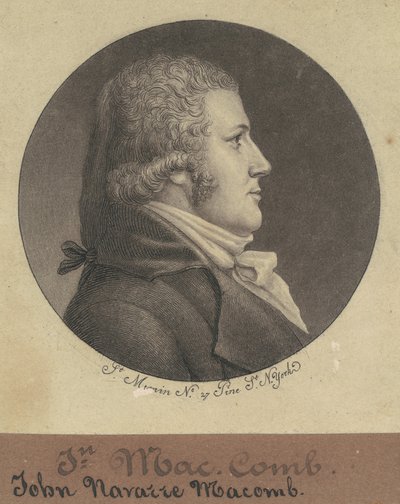 ジョン・ナバラ・マコーム 作： Charles B. J. Févret de Saint Mémin