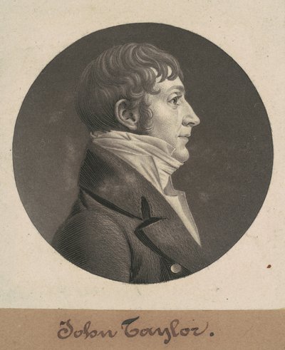 ジョン・テイラー 作： Charles B. J. Févret de Saint Mémin