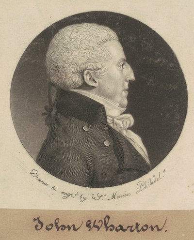 ジョン・ウォートン 作： Charles B. J. Févret de Saint Mémin