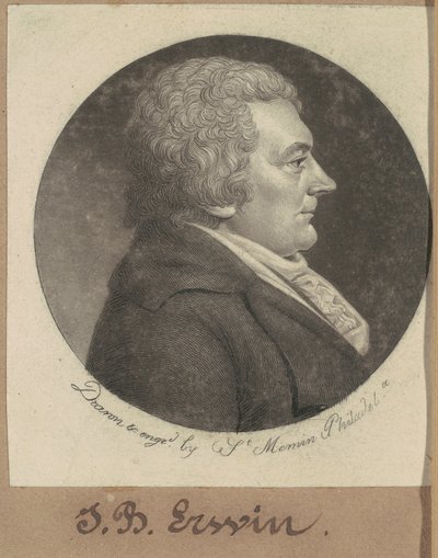 ジョセフ・アーウィン 作： Charles B. J. Févret de Saint Mémin