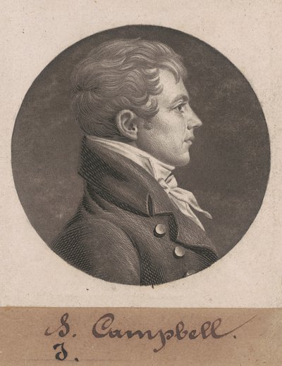レビン・ヒックス・キャンベル 作： Charles B. J. Févret de Saint Mémin