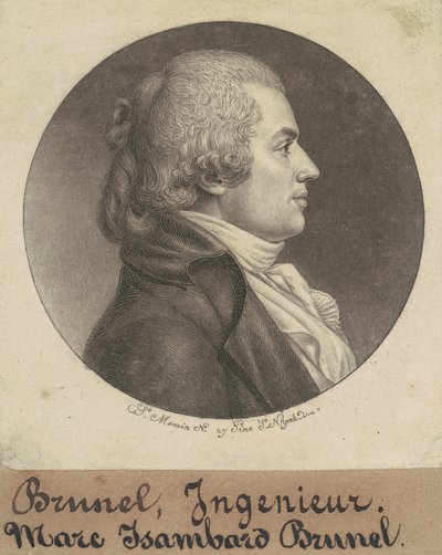 マーク・イザムバード・ブルネル 作： Charles B. J. Févret de Saint Mémin