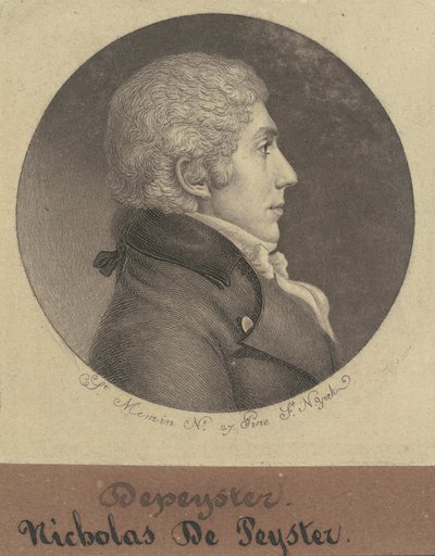 ニコラス・デ・ペイスター・ジュニア 作： Charles B. J. Févret de Saint Mémin