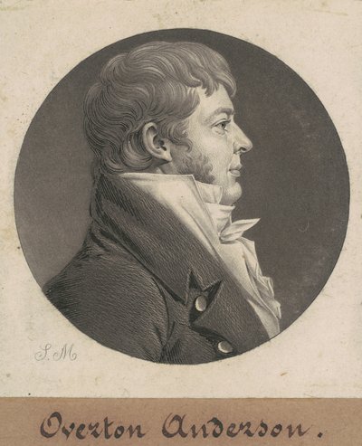 オーバートン・アンダーソン 作： Charles B. J. Févret de Saint Mémin