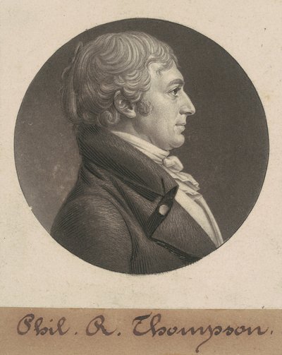 フィリップ・ルーツ・トンプソン 作： Charles B. J. Févret de Saint Mémin
