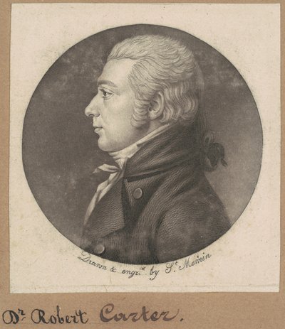 ロバート・カーター 作： Charles B. J. Févret de Saint Mémin