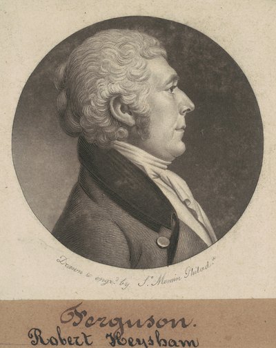 ロバート・ヘイシャム 作： Charles B. J. Févret de Saint Mémin