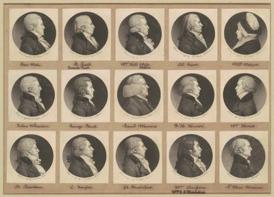 サン・メマン肖像画コレクション、グループ11 作： Charles B. J. Févret de Saint Mémin