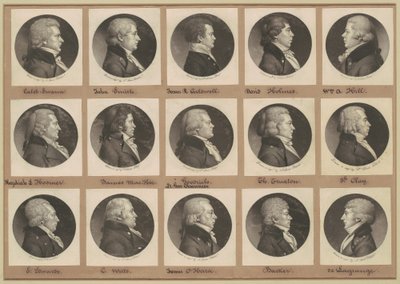 サン・メマン肖像画コレクション、グループ13 作： Charles B. J. Févret de Saint Mémin