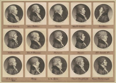 サン・メマン肖像画コレクション、グループ14 作： Charles B. J. Févret de Saint Mémin