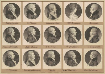 サン・メマン肖像画コレクション、グループ16 作： Charles B. J. Févret de Saint Mémin
