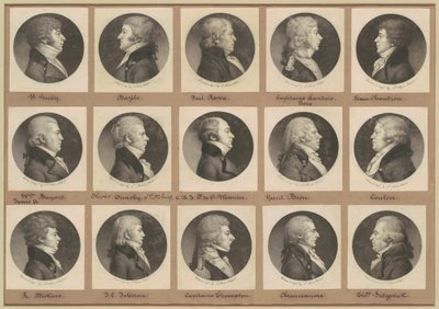 サン・メマン肖像画コレクション、グループ18 作： Charles B. J. Févret de Saint Mémin