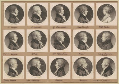 サン・メマン肖像画コレクション、グループ21 作： Charles B. J. Févret de Saint Mémin