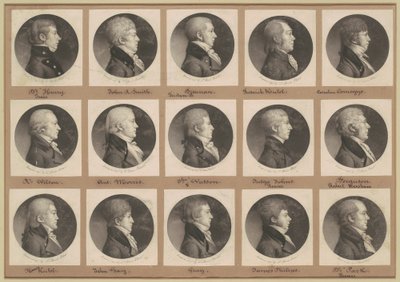 サン・メマン肖像画コレクション、グループ22 作： Charles B. J. Févret de Saint Mémin