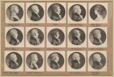 サン・メマン肖像画コレクション、グループ23 作： Charles B. J. Févret de Saint Mémin