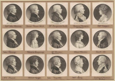 サン・メマン肖像画コレクション、グループ24 作： Charles B. J. Févret de Saint Mémin
