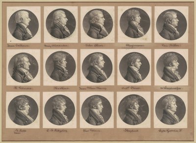 サン・メマン肖像画コレクション、グループ26 作： Charles B. J. Févret de Saint Mémin