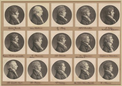 サン・メマン肖像画コレクション、グループ28 作： Charles B. J. Févret de Saint Mémin