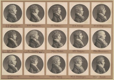 サン・メマン肖像画コレクション、グループ29 作： Charles B. J. Févret de Saint Mémin